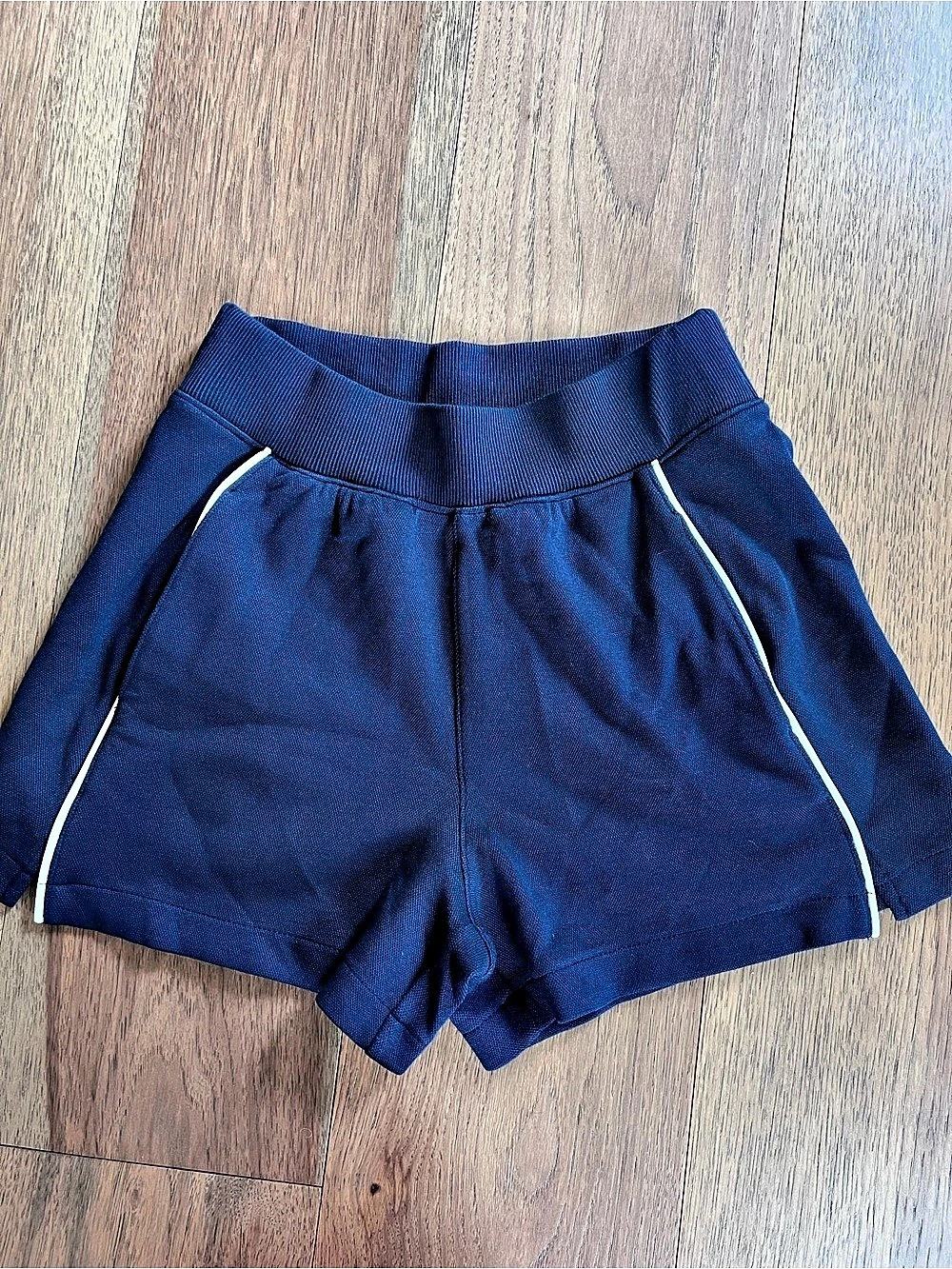 SPANX AirEssentials Pique Short Athletic Shorts in Blue Size XS